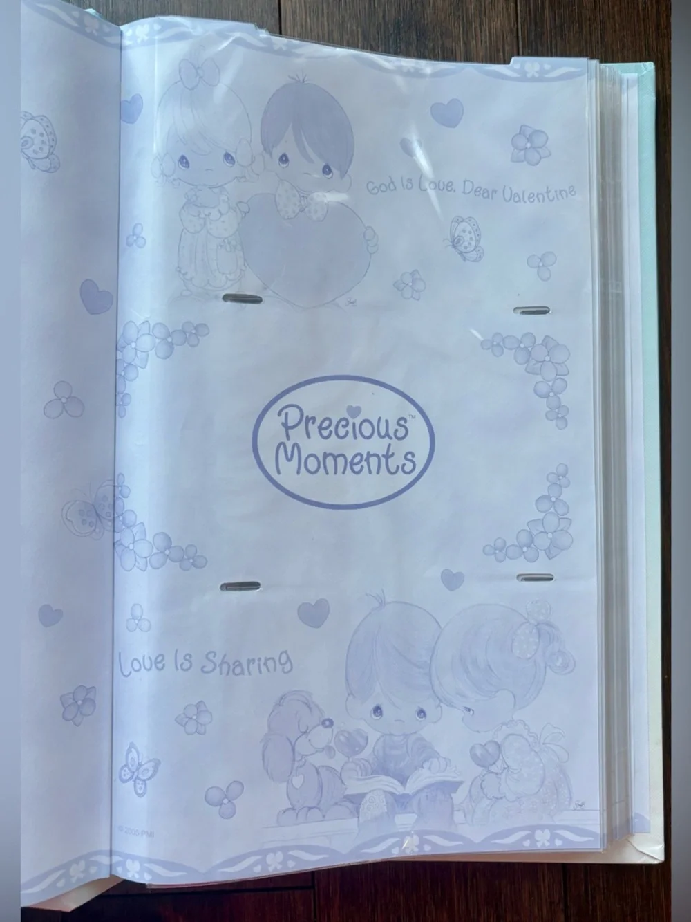Vintage Hallmark Precious Moments Post Photo Album Love One Another Like New - Picture 4 of 7